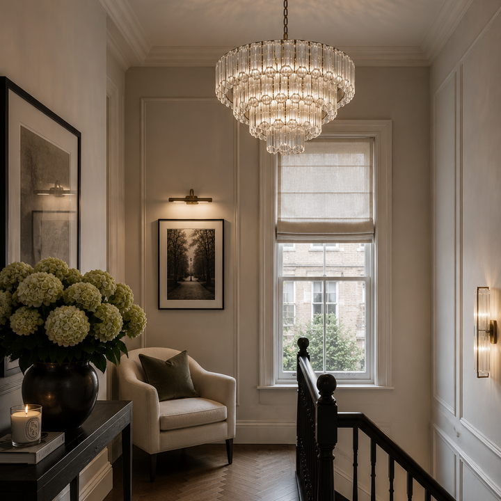 Nasser Chandelier 66cm - Nickel