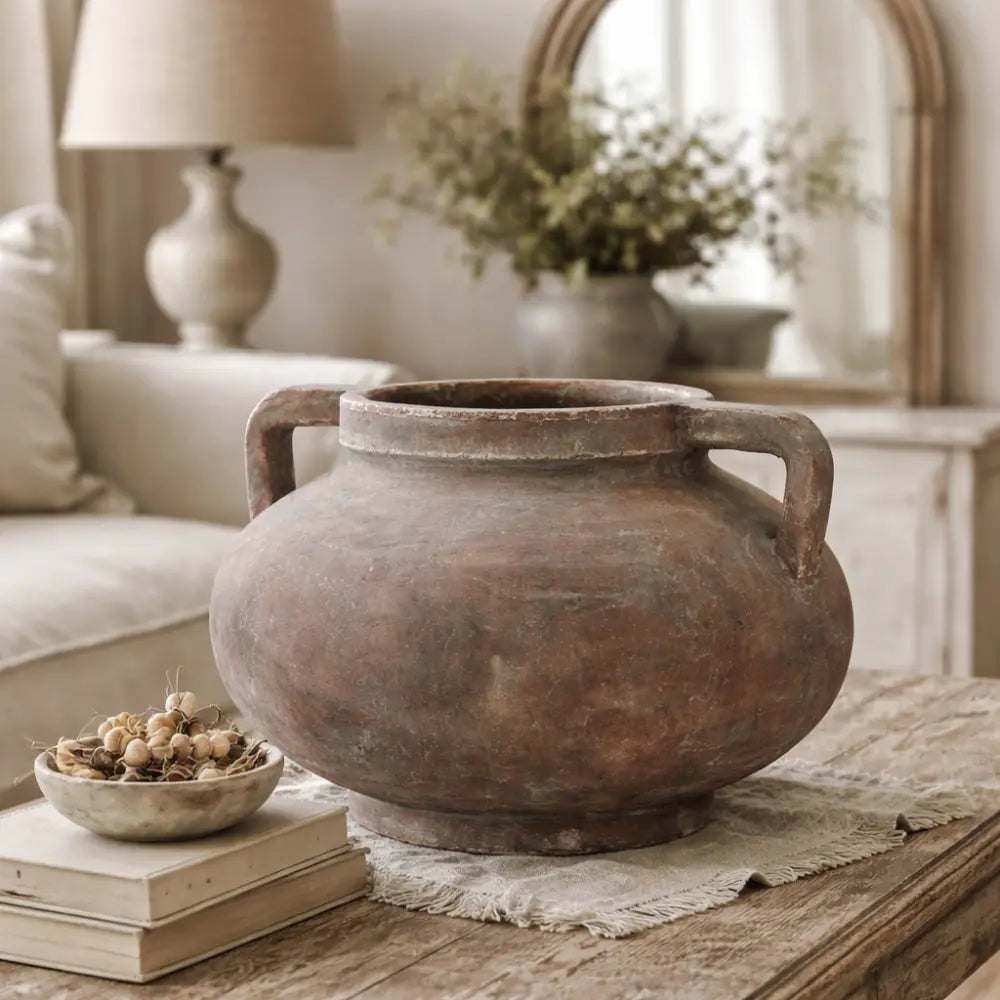 Siena Large Pelike Pot - Brown