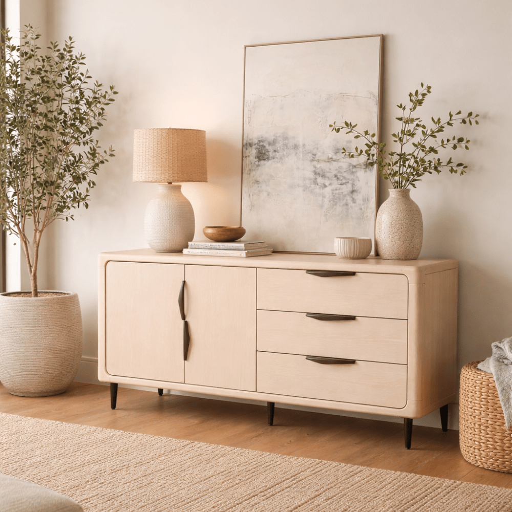 Tempio Sideboard - Light Oak Wood