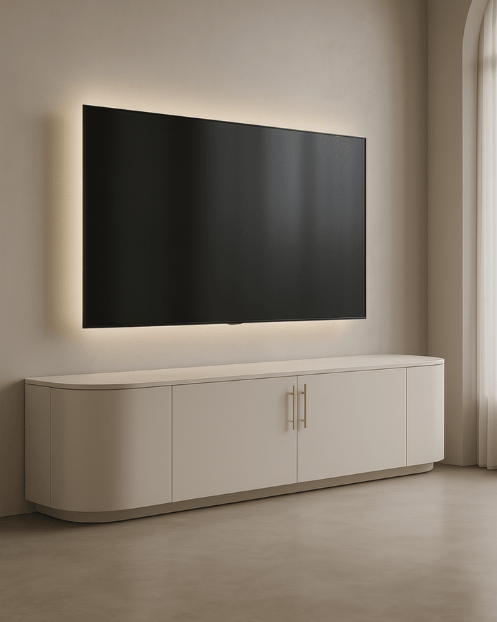Oakura TV Unit - Matte Beige Tommy Franks 2