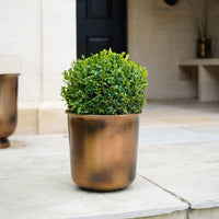 Ivyline Outdoor Hampton Copper Metal Planter