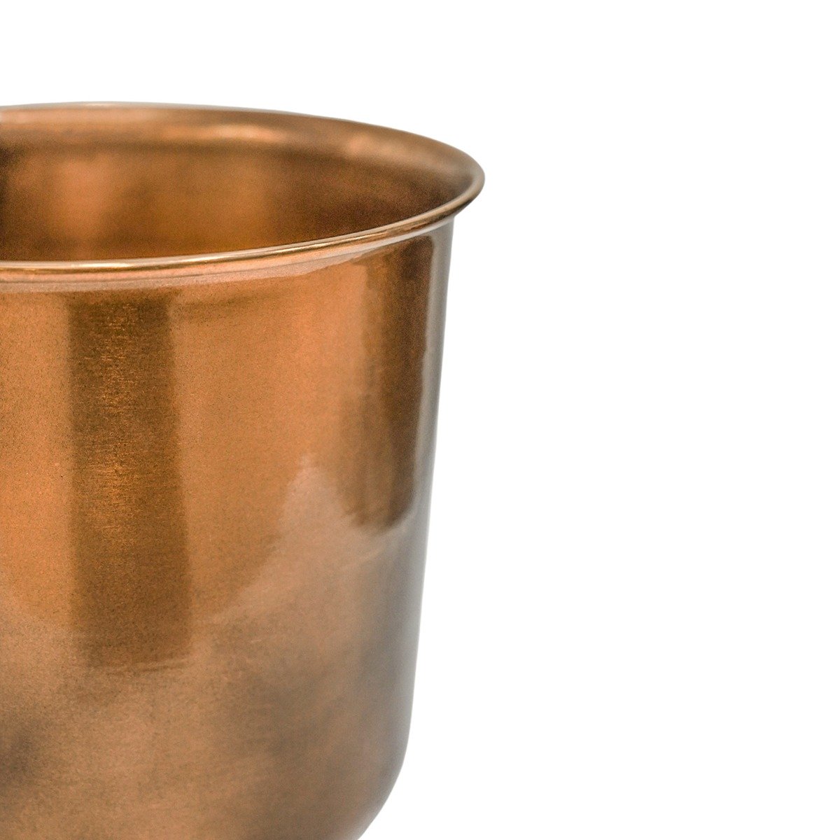 Ivyline Outdoor Hampton Copper Metal Planter