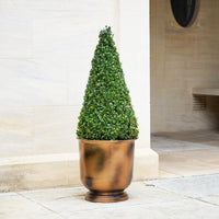 Ivyline Outdoor Hampton Copper Metal Urn