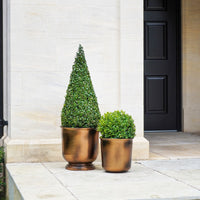 Ivyline Outdoor Hampton Copper Metal Urn