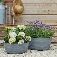 Ivyline Outdoor Matlock Oval Planter