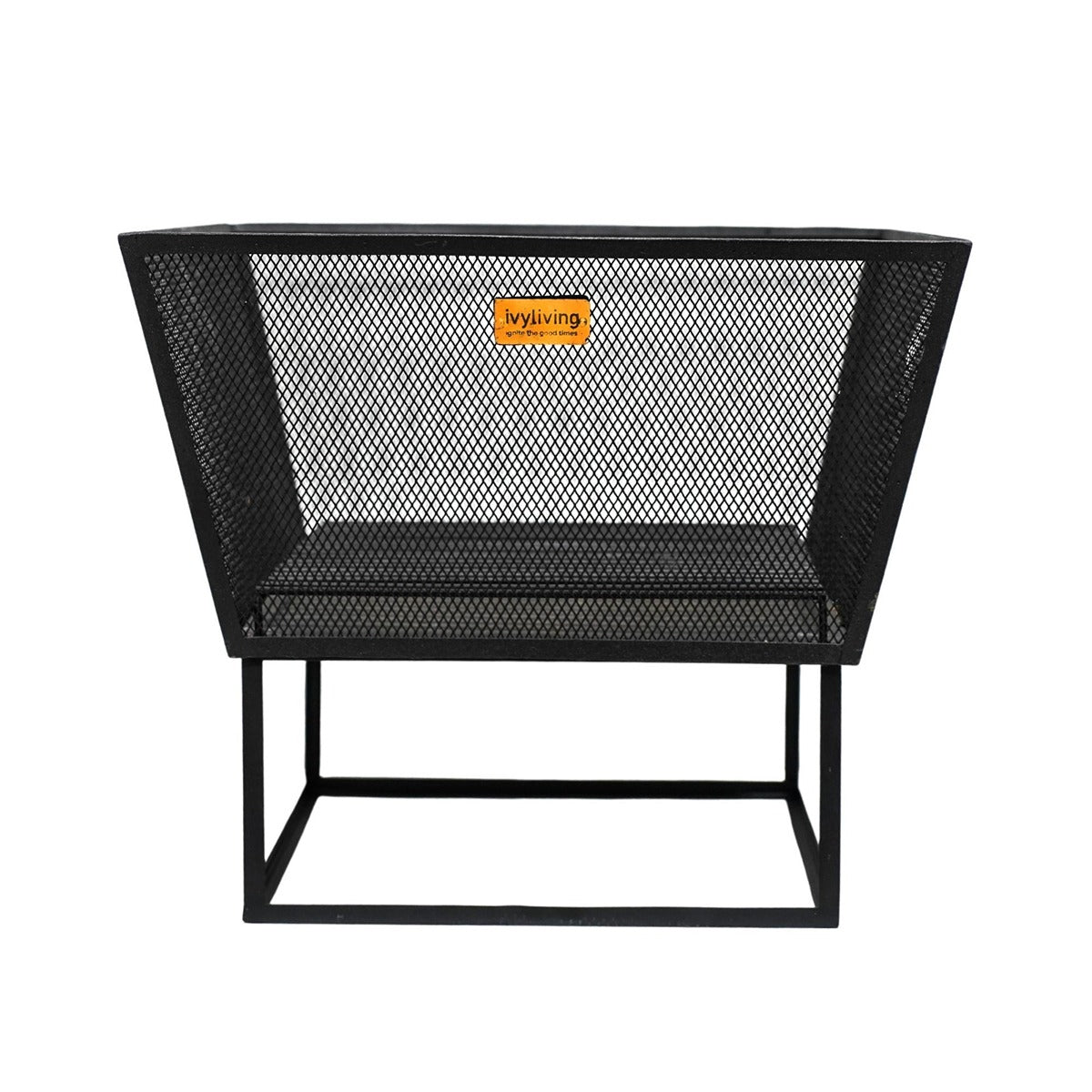 Ivyline Outdoor Norfolk Fire Pit Black Iron