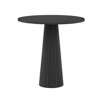 DI Designs Leckford Ribbed Occasional Table - Black Oak