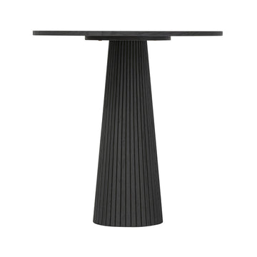 DI Designs Leckford Ribbed Occasional Table - Black Oak