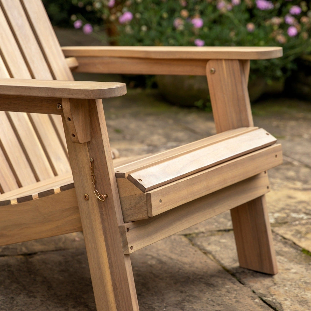 Gallery Interiors Outdoor Astor Lounge Chair with Footstool