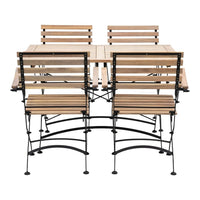 Gallery Interiors Outdoor Venetto Folding Dining Set