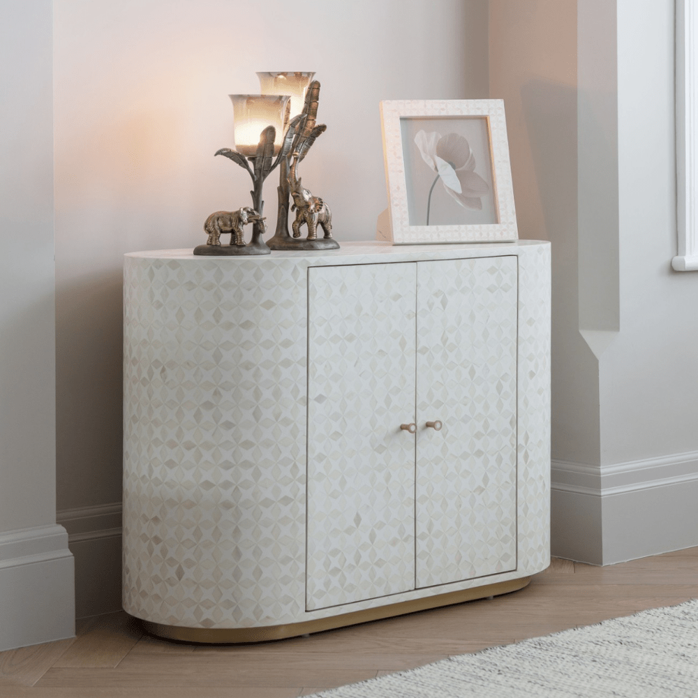 Aspen Bone Inlay Two Door Cabinet Libra 2