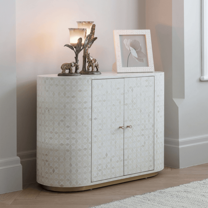 Aspen Bone Inlay Two Door Cabinet Libra 2