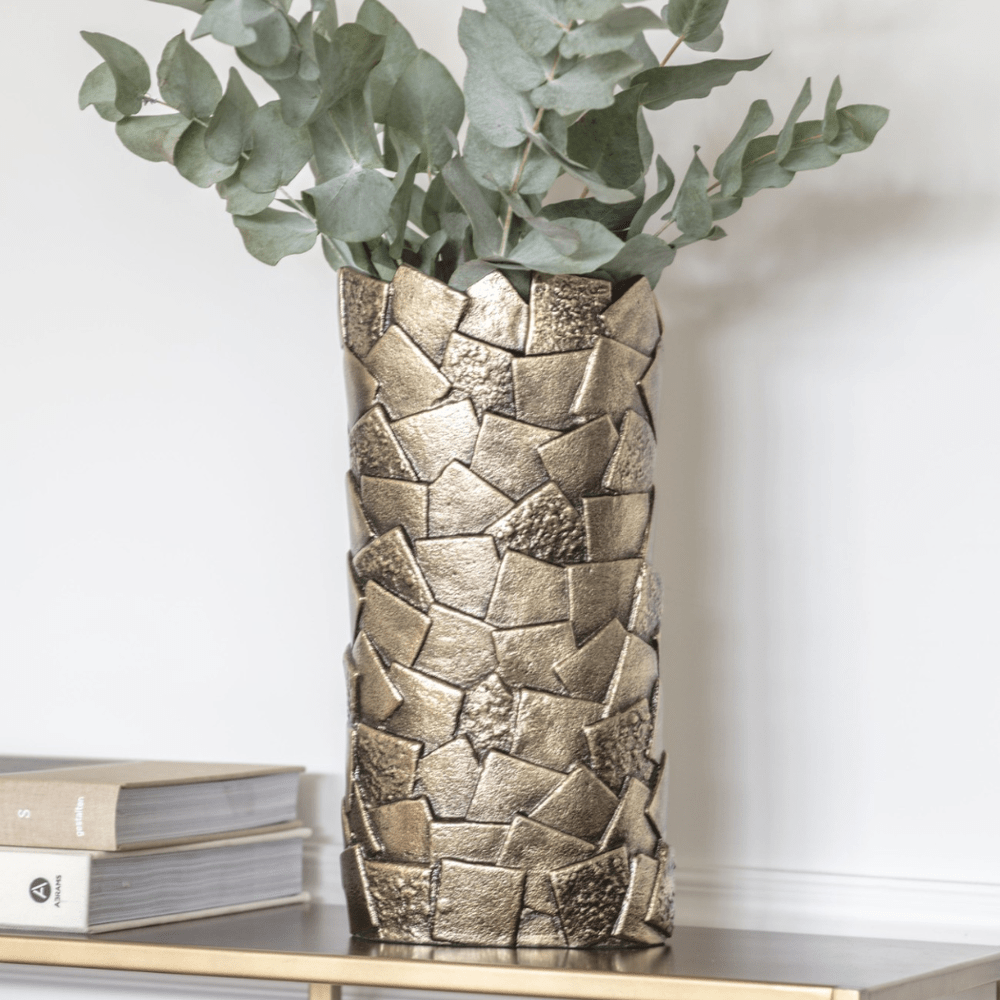 Montrose Cast Aluminium Decorative Vase - 36cm Libra 2