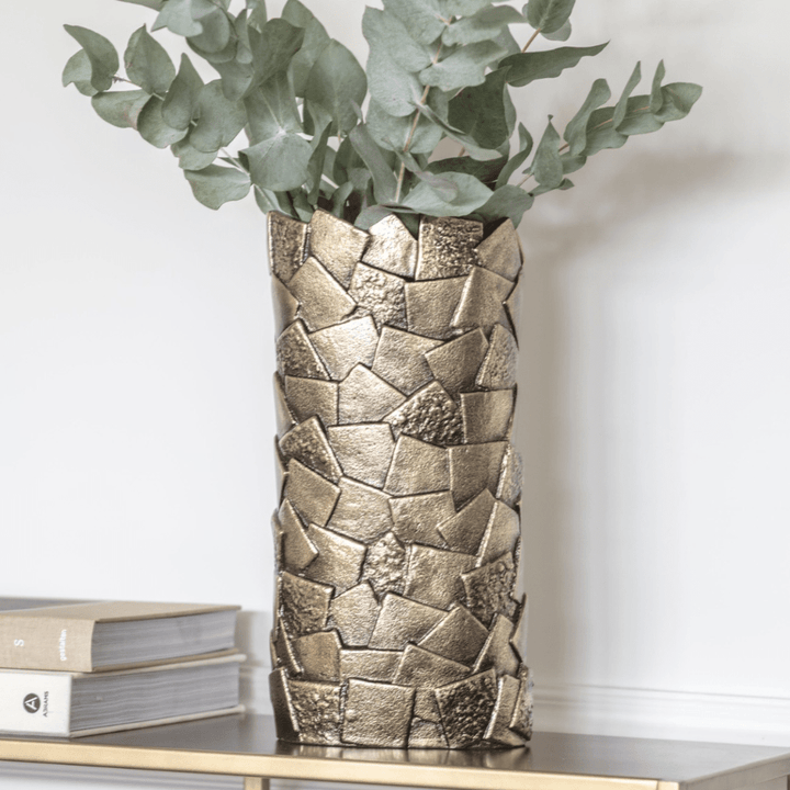 Montrose Cast Aluminium Decorative Vase - 36cm Libra 2