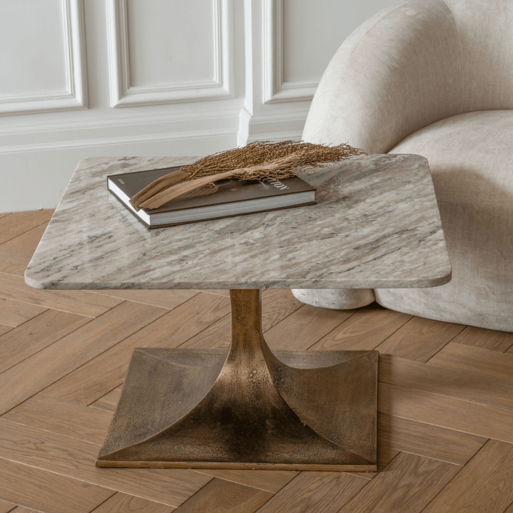 Morchino Square Coffee Table 70cm - Marble Libra 2