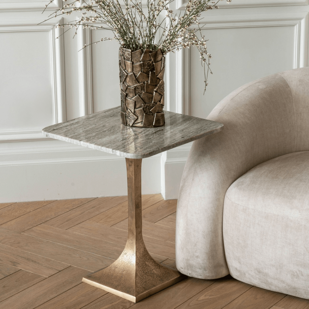 Morchino Side Table 44cm - Marble Libra 2