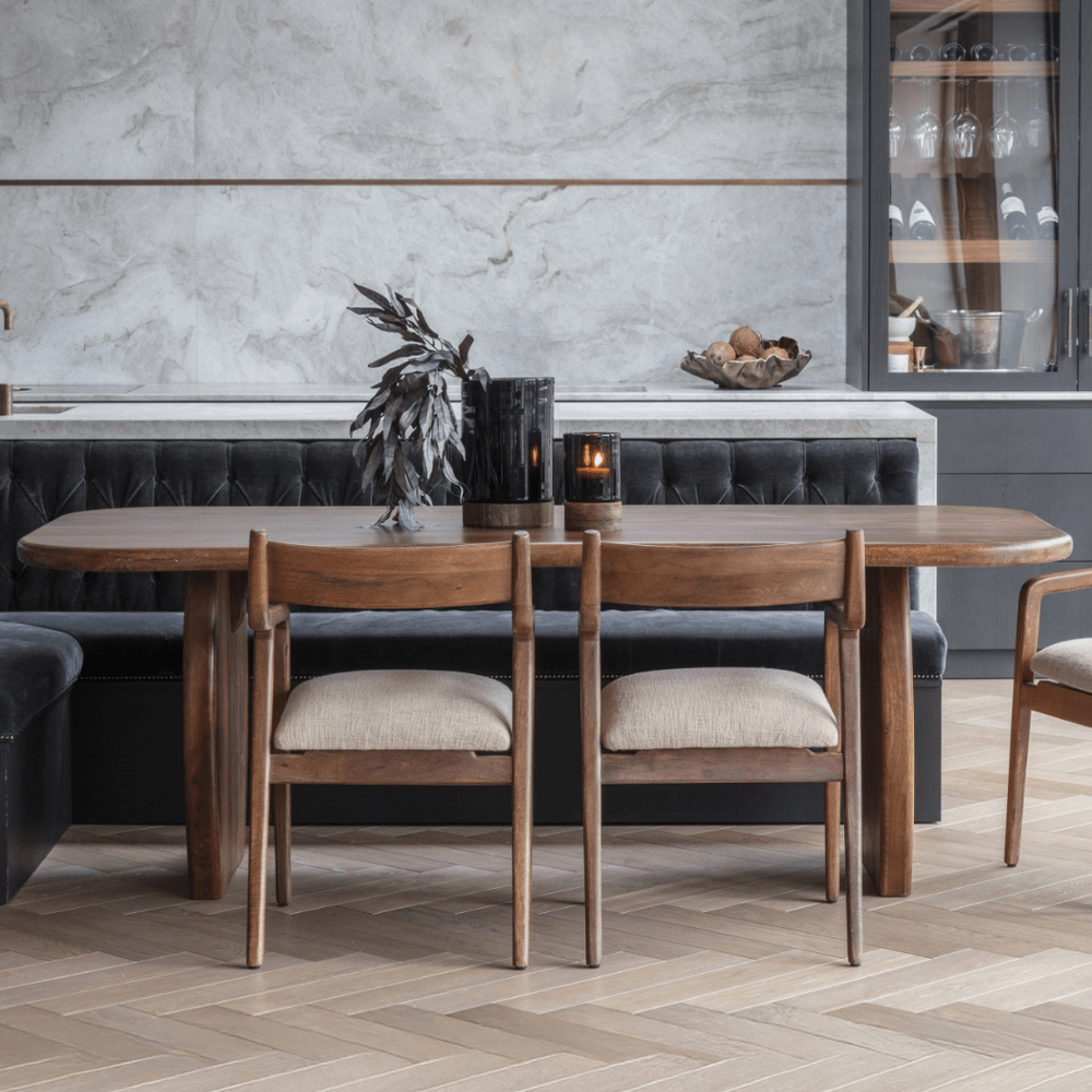 Monterey Rectangular Wooden Rectangular Dining Table Libra 2