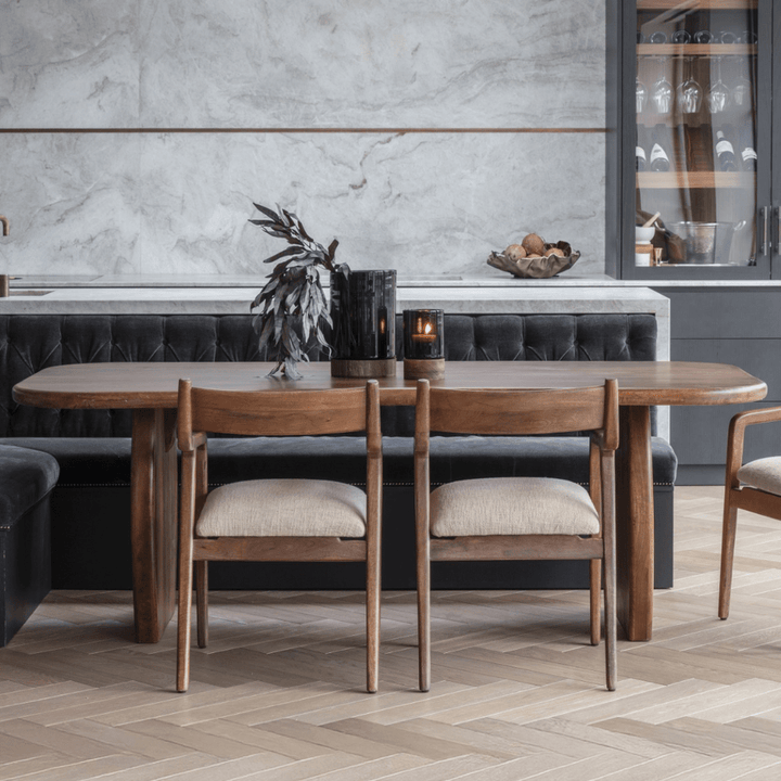 Monterey Rectangular Wooden Rectangular Dining Table Libra 2