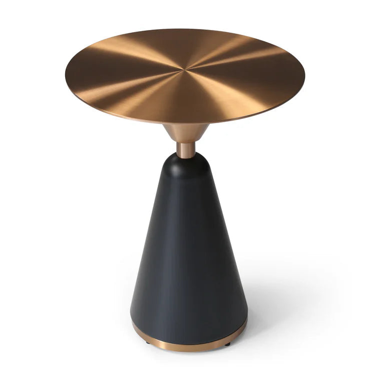 Osimo Round Side Table - Black