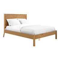 O&Co Lula King Size Bed in Smoked Wood