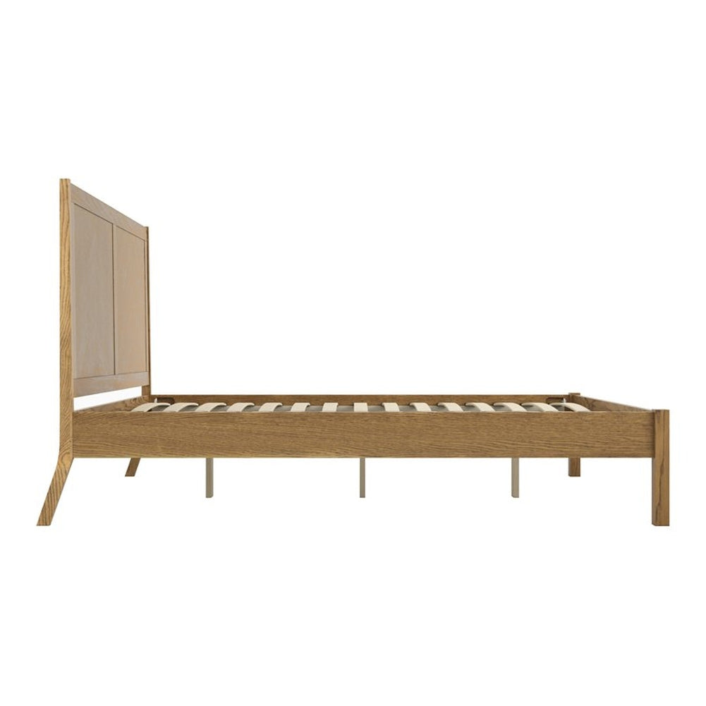 O&Co Lula King Size Bed in Smoked Wood