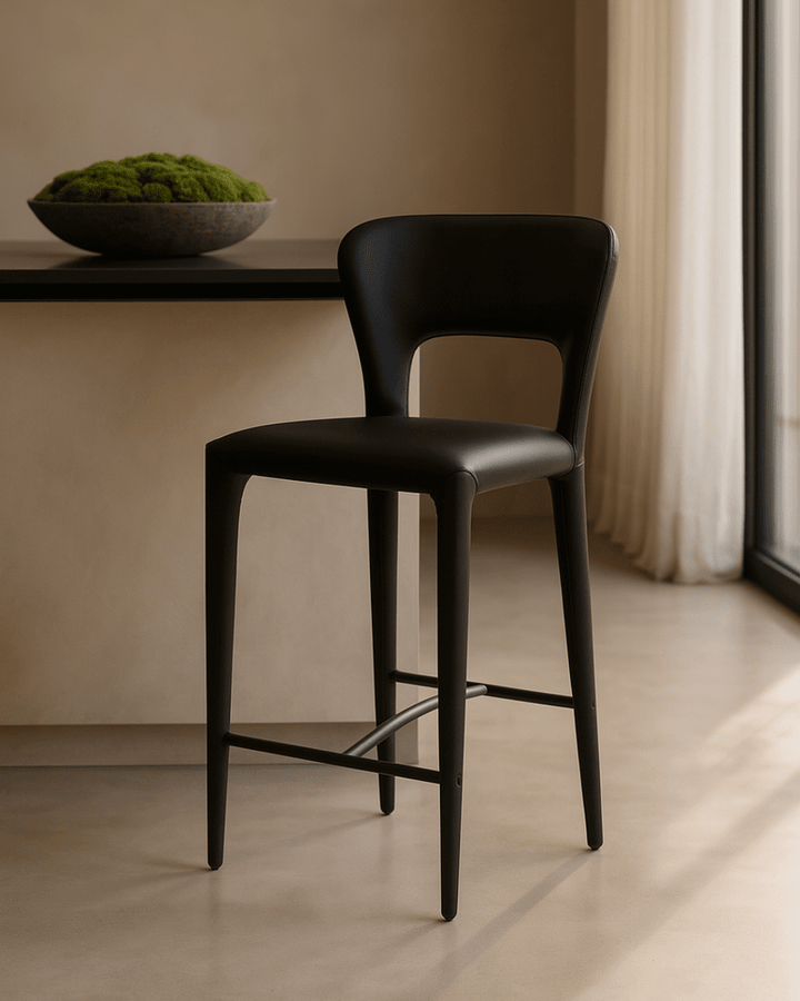 Pari I Bar Stool - Mustang Black Tommy Franks 2