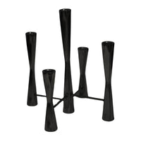 Ivyline Parker 5 Piece Black Candle Centerpiece