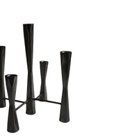 Ivyline Parker 5 Piece Black Candle Centerpiece