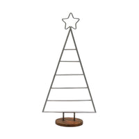 Ivyline Pewter Christmas Tree with Star