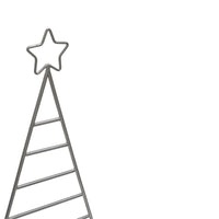 Ivyline Pewter Christmas Tree with Star