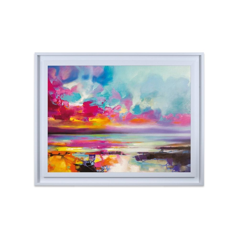 Scott Naismith Da Capo Magenta Framed Art - 60 x 80