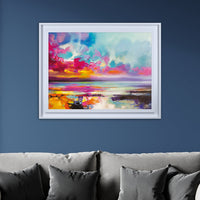 Scott Naismith Da Capo Magenta Framed Art - 60 x 80