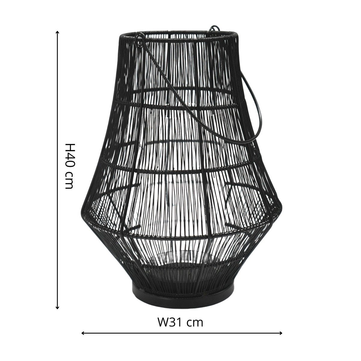 Ivyline Portofino Curve Wirework Lantern