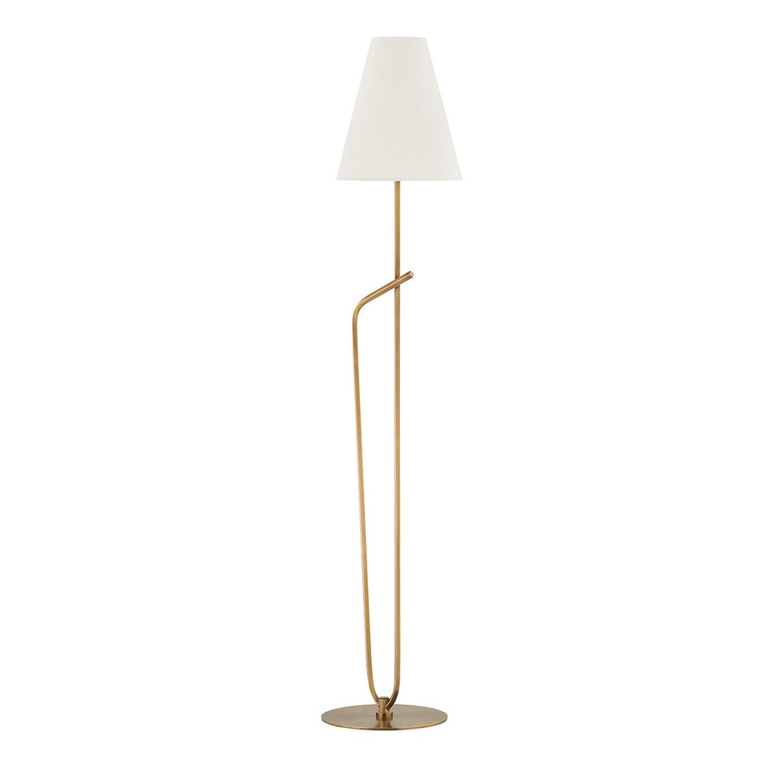 Pearce 1 Light Floor Lamp - Patina Brass Hudson Valley Lighting 1