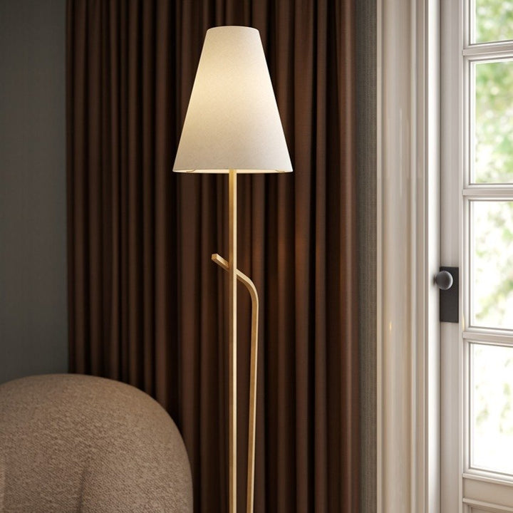 Pearce 1 Light Floor Lamp - Patina Brass Hudson Valley Lighting 2
