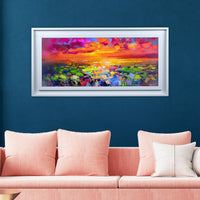 Scott Naismith Colour Frequency Iii Framed Art - 50 x 100