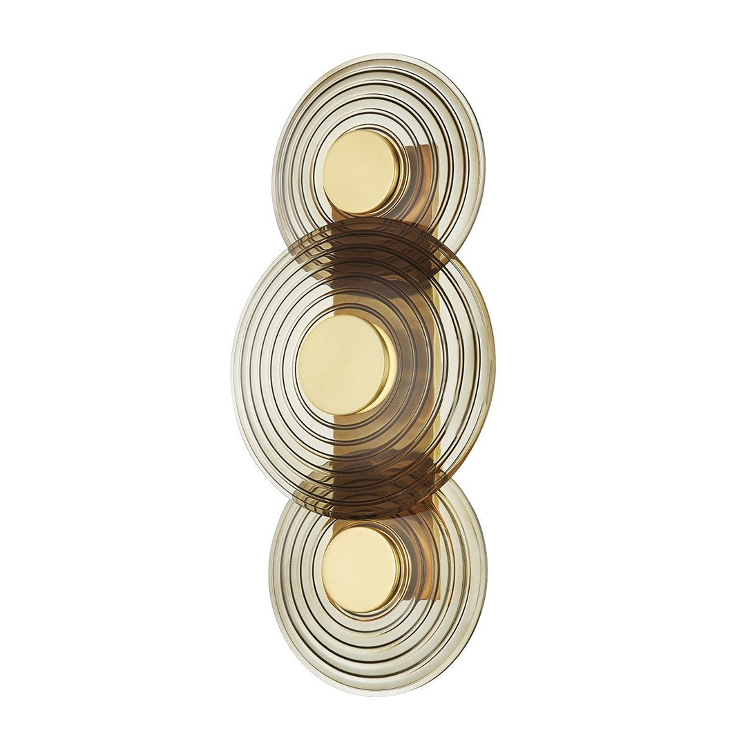 Griston 3 Light Wall Sconce - Aged Brass Hudson Valley Lighting 1