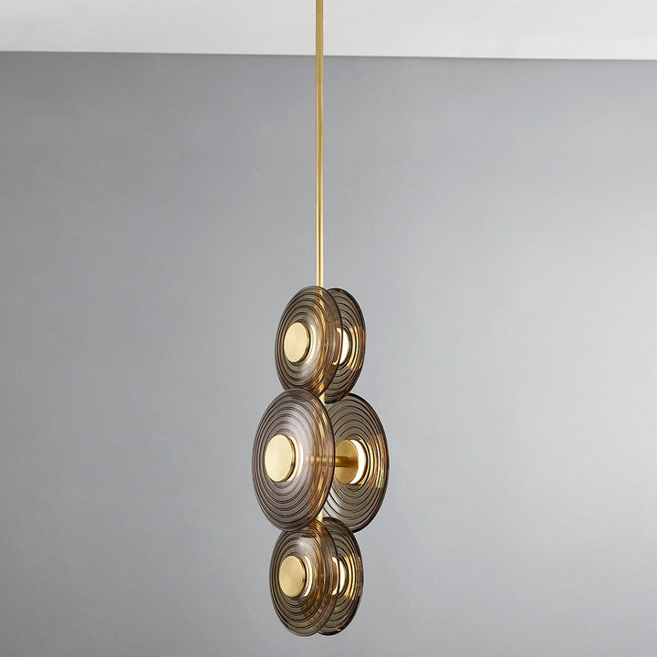 Griston 6 Light Pendant Light - Aged Brass Hudson Valley Lighting 4