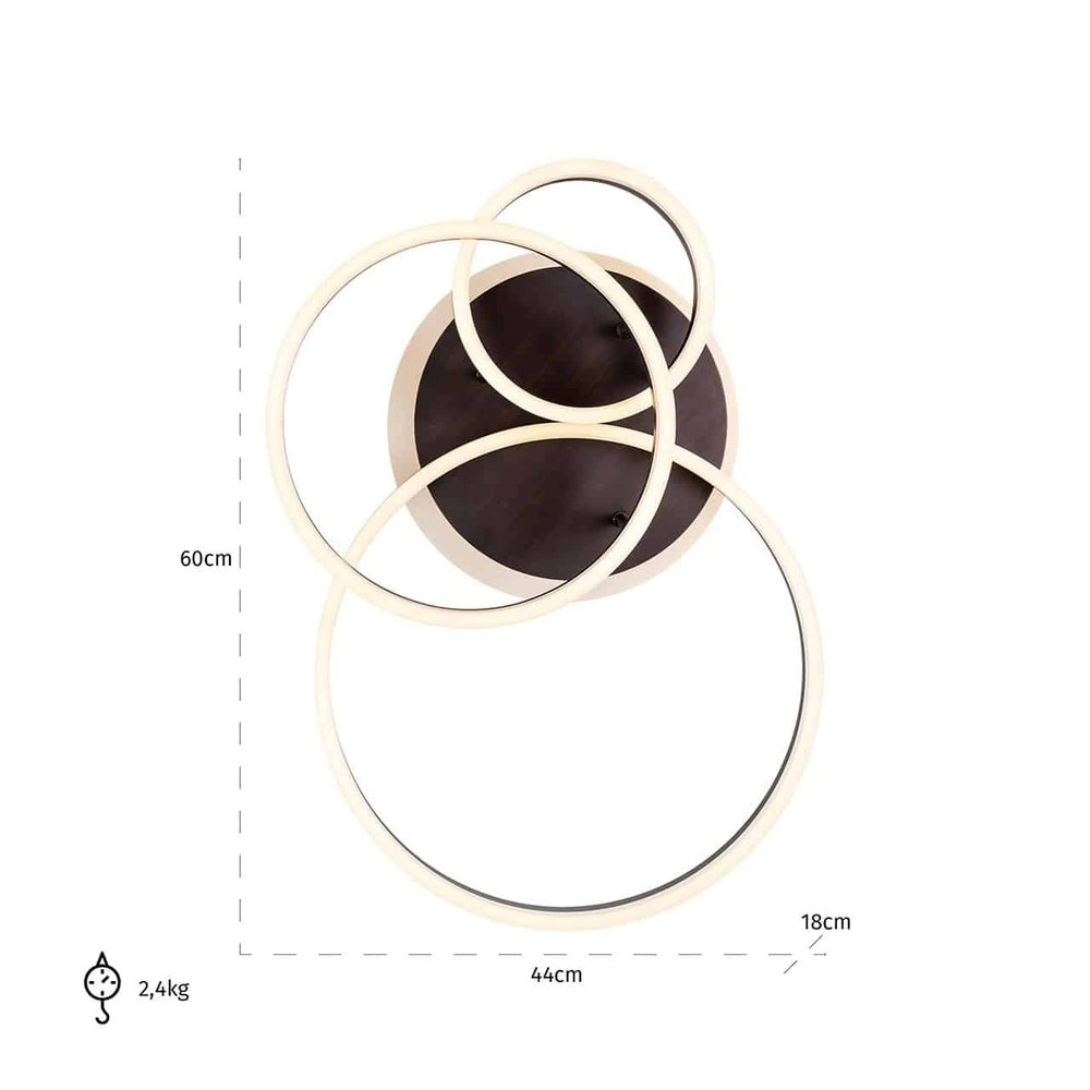 Mosa Ceiling Light - Bronze Richmond 3