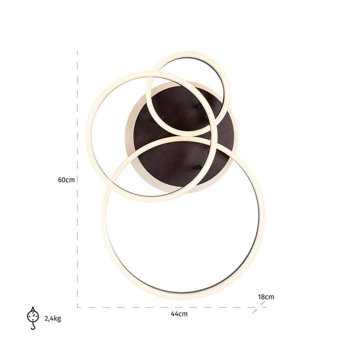 Mosa Ceiling Light - Bronze Richmond 3