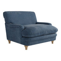 O&Co Pippa Armchair in Denim Blue