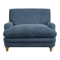 O&Co Pippa Armchair in Denim Blue