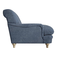 O&Co Pippa Armchair in Denim Blue