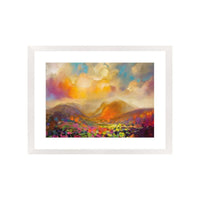 Scott Naismith Nevis Range Colour Framed Art - 60 x 80