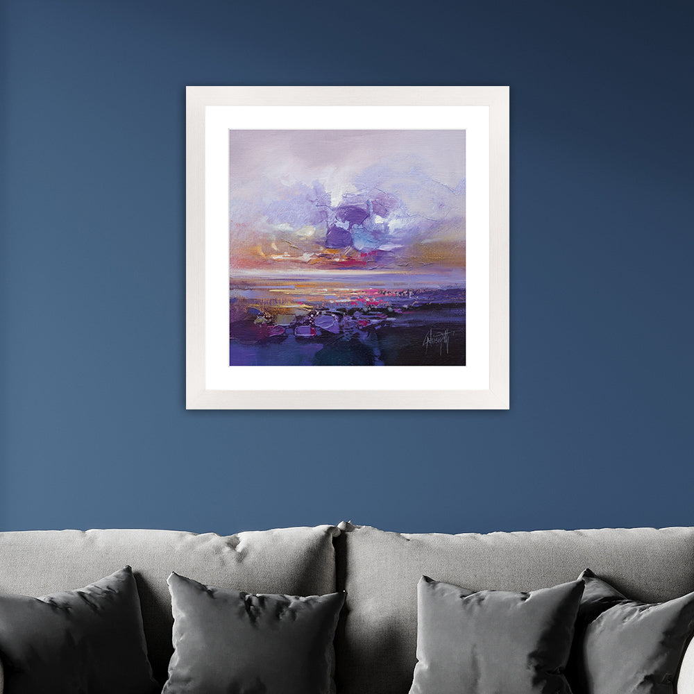 Scott Naismith Colour Collision Study Framed Art - 60 x 60