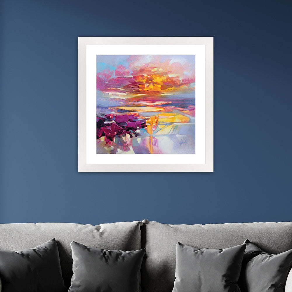 Scott Naismith Uist Causeways 2 Framed Art - 60 x 60