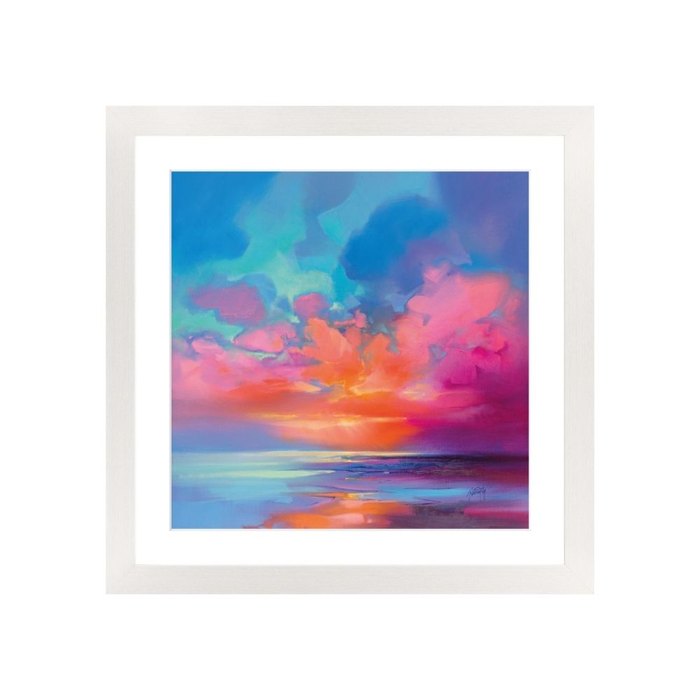 Scott Naismith Creation Of Blue 2 Framed Art - 60 x 60