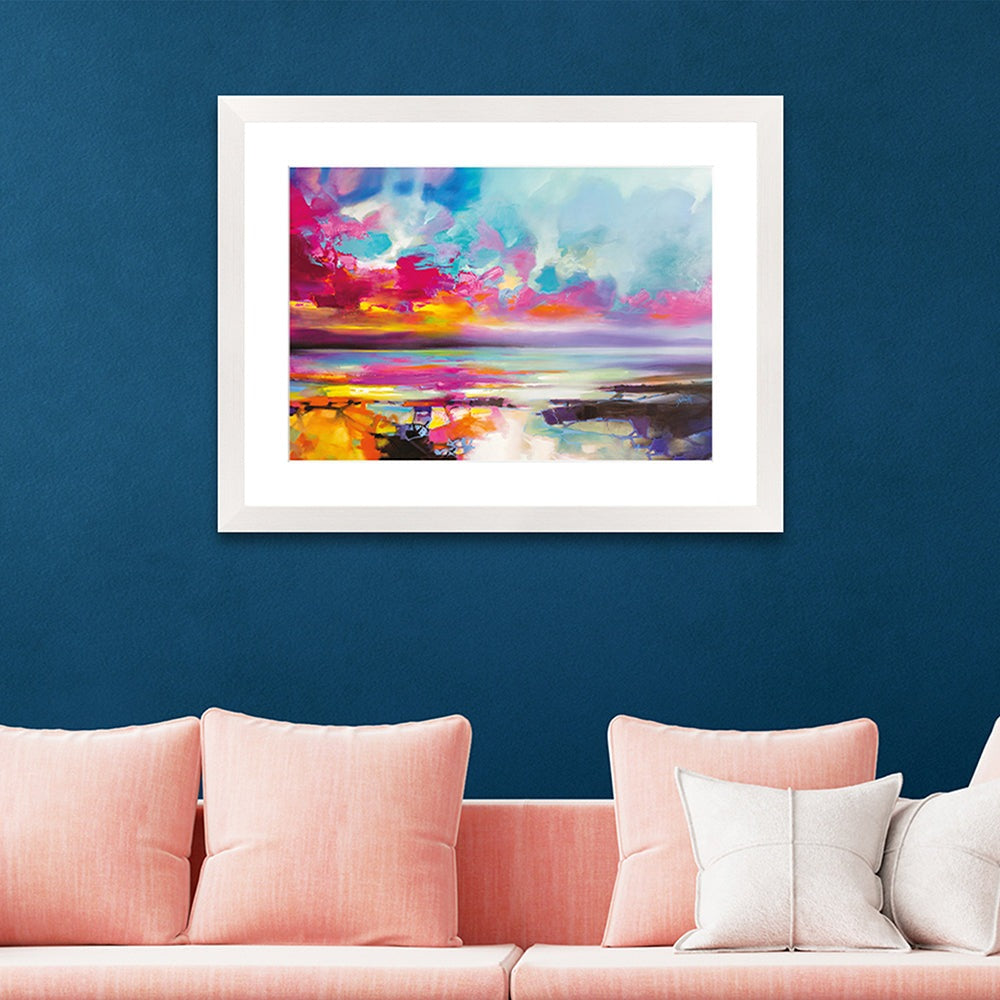 Scott Naismith Da Capoa Magenta Framed Art - 60 x 80