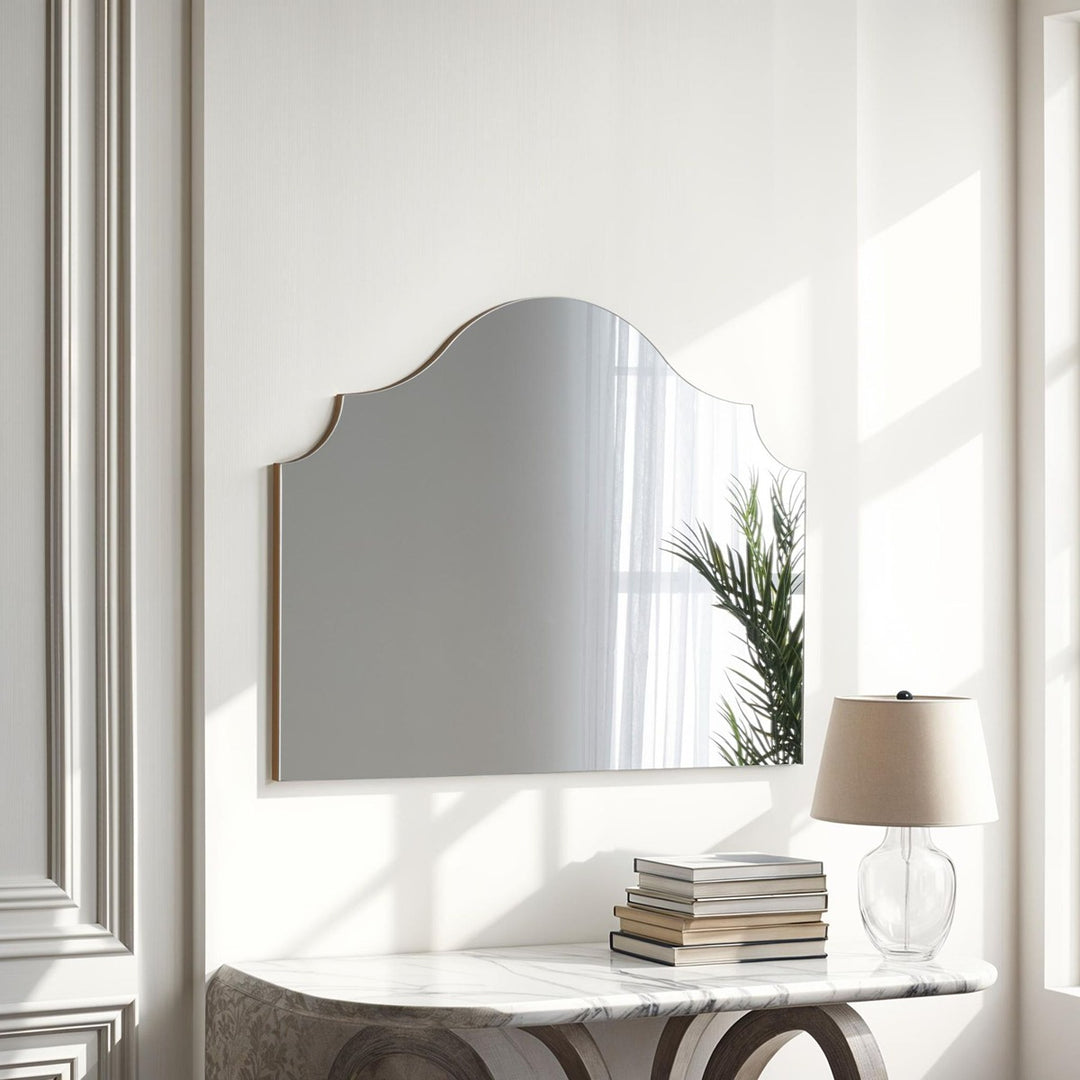 Paris Arched Mantle Mirror - Gold Yearn Mirrors 4