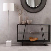 Olivia's Trento Console Table Grey